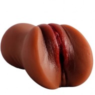 Мастурбатор в виде вагины, компактный от «CompanionX» (коричневый) 