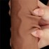 Реалистичный фаллоимитатор-мулат на присоске Lovetoy Sliding-Skin Dual Layer Dong (28 см) 