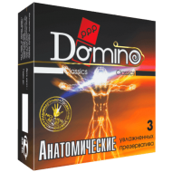 Анатомические презервативы DOMINO (3 шт.)
