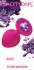 Средняя розовая анальная пробка Emotions Cutie Medium с фиолетовым кристаллом