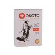 Ультратонкие презервативы «Ultra Thin» от «OKOTO» (3 шт.) 