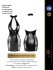 Короткое платье из кружева со вставками Powerwetlook и корсетной окантовкой, М (черный)