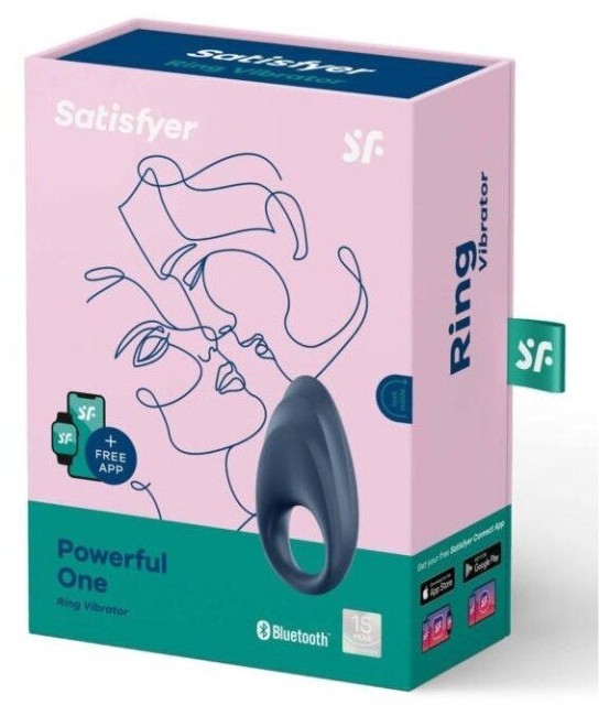 Smart эрекционное кольцо «Powerful One» от «Satisfyer» Smart эрекционное кольцо «Powerful One» от «Satisfyer»