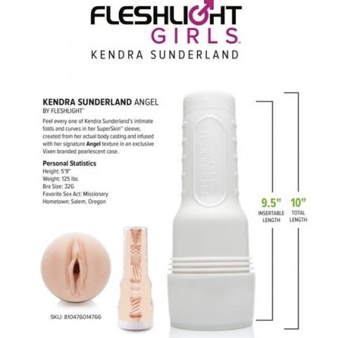 Мастурбатор-вагина «Kendra Sunderland Angel» от «Fleshlight» Мастурбатор-вагина «Kendra Sunderland Angel» от «Fleshlight»