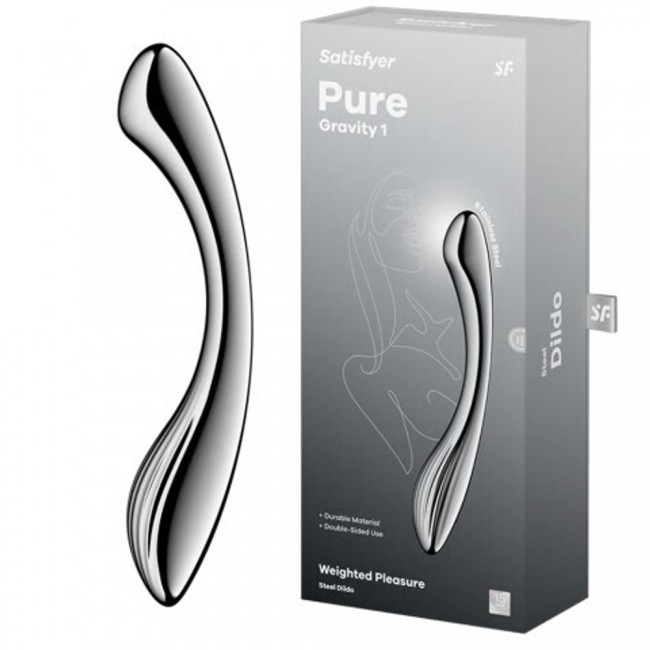 Металлический фаллоимитатор «Pure Gravity 1» от «Satisfyer» Металлический фаллоимитатор «Pure Gravity 1» от «Satisfyer»