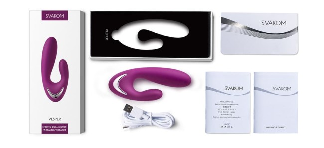 Вибратор с подогревом «Vesper» от «Svakom»
