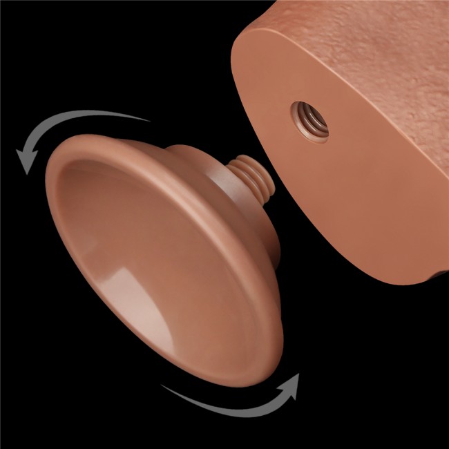 Реалистичный фаллоимитатор Dual Layer Dong (17,5 см)