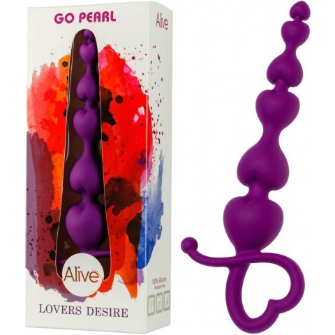 Анальный стимулятор «Go Pearl» от «Alive»  Анальный стимулятор «Go Pearl» от «Alive»