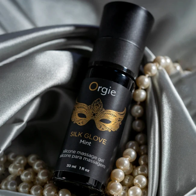 Набор для жемчужного массажа с силиконовым гелем и ожерельем «PEARL LUST MASSAGE» от «Orgie» (30 ML)
