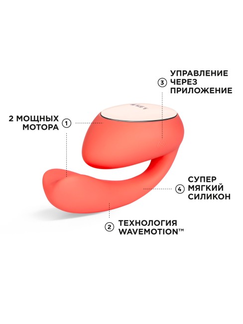 Вибратор с управлением через приложение «Ida Wave» от «Lelo» Вибратор с управлением через приложение «Ida Wave» от «Lelo»
