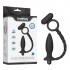 Анальная втулка с эрекционным кольцом «Ass-Kicker Vibrating Plug Combo» от «Lovetoy»