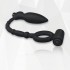 Анальная втулка с эрекционным кольцом «Ass-Kicker Vibrating Plug Combo» от «Lovetoy»