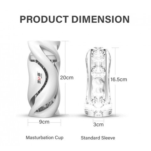 Белый мастурбатор Hurricane от Drywell Белый мастурбатор Hurricane от Drywell