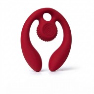 Стимулятор для пар «Snail GIZI DUO» от «SVibe» (бордовый)