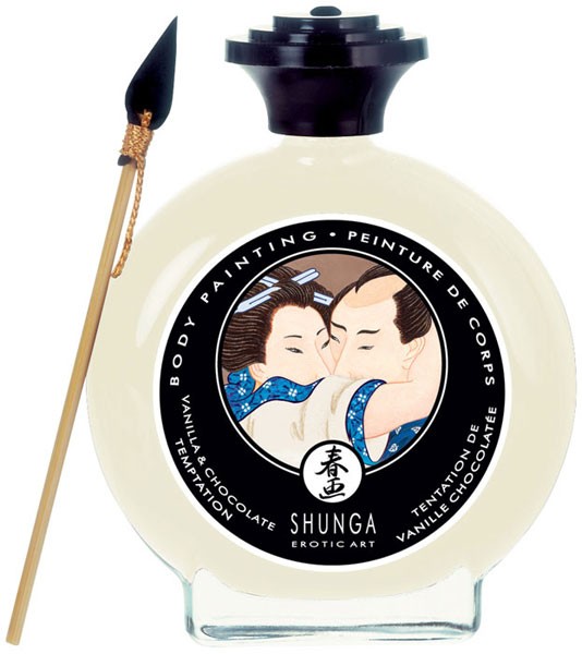 Съедобная краска для тела Shunga White Chocolate Bodypaint (100 ML)