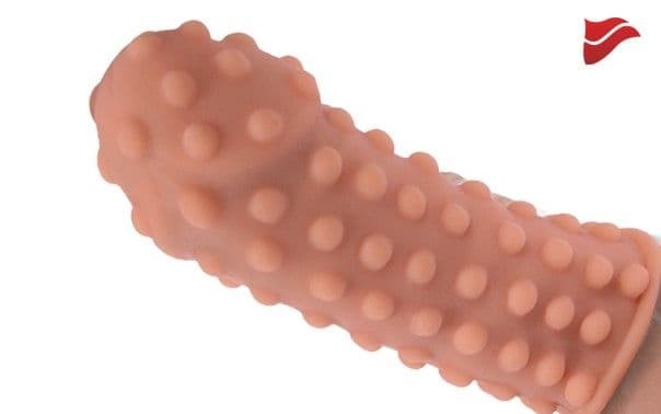 Насадка на фаллос с бугорками по поверхности Насадка на фаллос с бугорками по поверхности