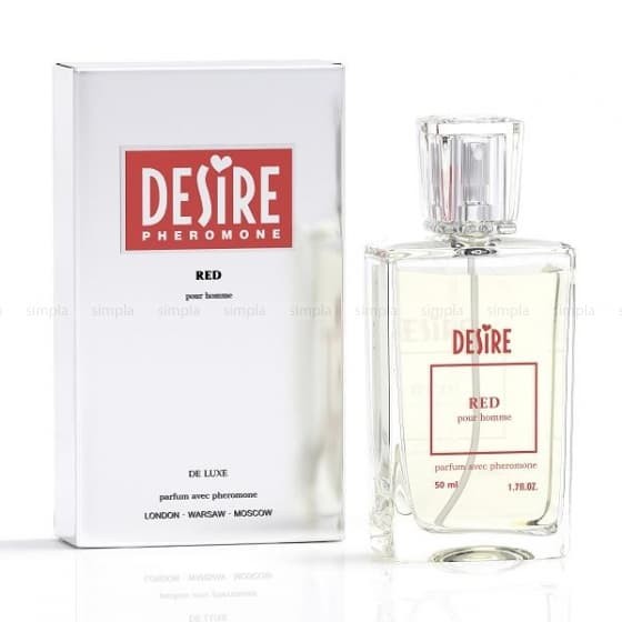 Духи мужские Desire Pheromone с феромонами, 50 мл, Red