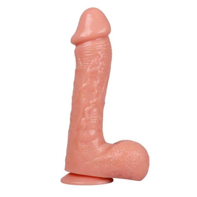 Фаллоимитатор с яичками  18 см