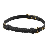 Чёрный кляп «Knot-shaped Mouth Gag» от «UPKO» 