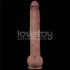 Светлый фаллоимитатор-реалистик с двойным покрытием «14.5'' Dual Layered Bendable Silicone Cock XXL» от «Lovetoy» (29,8 см)