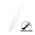 Вибратор для клитора с тоненьким наконечником «Twirling Fun» от «Satisfyer» (белый) Вибратор для клитора с тоненьким наконечником «Twirling Fun» от «Satisfyer» (белый)
