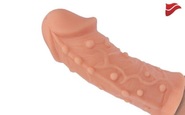 Насадка фаллического вида с венками и шишечками