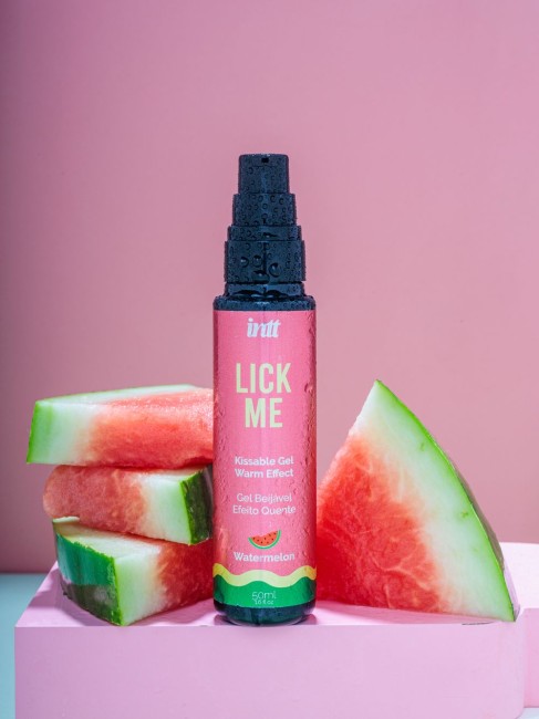 Гель с согревающим эффектом и ароматом арбуза «Lick Me» от «Intt» (50 ML) Гель с согревающим эффектом и ароматом арбуза «Lick Me» от «Intt» (50 ML)