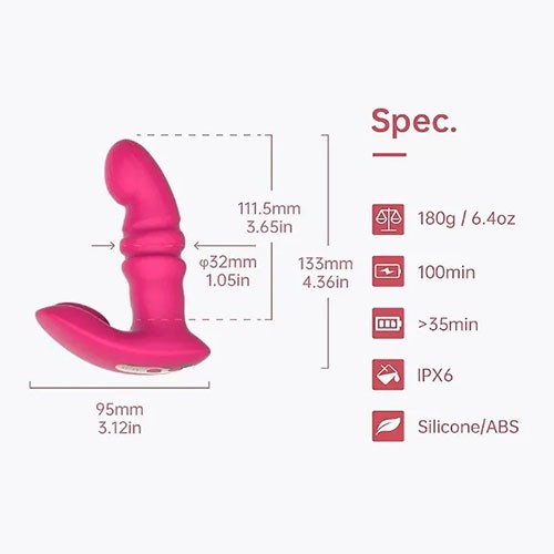 Розовый вибростимулятор с фрикциями «Funtown Jive» от «MAGIC MOTION» Розовый вибростимулятор с фрикциями «Funtown Jive» от «MAGIC MOTION»