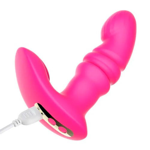 Розовый вибростимулятор с фрикциями «Funtown Jive» от «MAGIC MOTION» Розовый вибростимулятор с фрикциями «Funtown Jive» от «MAGIC MOTION»