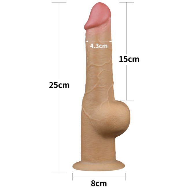 Фаллоимитатор с двойным покрытием «9.5'' Dual Layered Handle Cock» от «Lovetoy» (15 см) Фаллоимитатор с двойным покрытием «9.5'' Dual Layered Handle Cock» от «Lovetoy» (15 см)