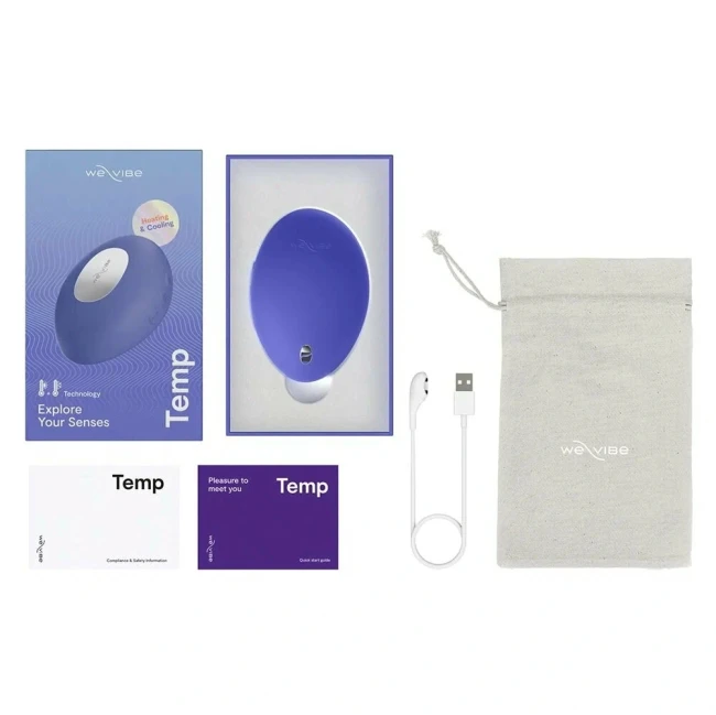 Клиторальный температурный стимулятор «Temp» от «We-Vibe» (синий)