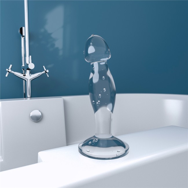 Прозрачный стимулятор простаты на присоске «Flawless Clear Prostate Plug 6.5» от «Lovetoy» Прозрачный стимулятор простаты на присоске «Flawless Clear Prostate Plug 6.5» от «Lovetoy»