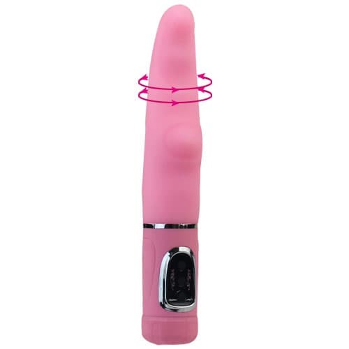 Hi-tech вибратор-ротатор силиконовый 19,5 см