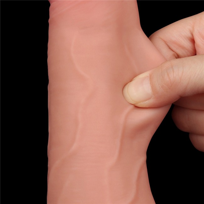 Фаллоимитатор с подвижной кожей Dual Layer Sliding Skin (16 см) Фаллоимитатор с подвижной кожей Dual Layer Sliding Skin (16 см)