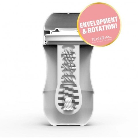 Мастурбатор «Rolling Gyro Roller Cup Gentle» от «TENGA» 