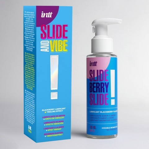 Увлажняющий гель на водной основе, ежевика «SLIDE BERRY SLIDE!» от «INTT» (100 ML) Увлажняющий гель на водной основе, ежевика «SLIDE BERRY SLIDE!» от «INTT» (100 ML)