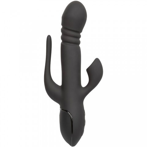 Вибромассажер с режимом всасывания и анальной стимуляцией «III Triple Euphoria» от «CalExotics»