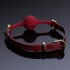 Красный кляп «Middle Heart-shaped Breathable Mouth» от «UPKO» 
