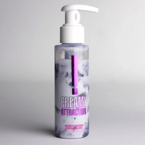 Увлажняющий крем со вкусом ежевики для тела и интимной зоны «CREAMY ATTRACTION!» от «INTT» (100 ML) Увлажняющий крем со вкусом ежевики для тела и интимной зоны «CREAMY ATTRACTION!» от «INTT» (100 ML)