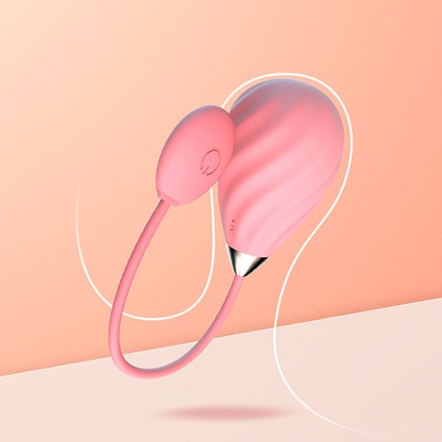 Розовое виброяйцо «Magic Sundae» от «MAGIC MOTION»