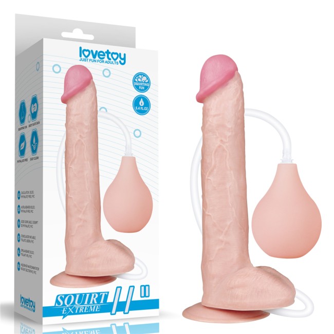 Фаллоимитатор с имитацией эякуляции «Squirt Extreme» от «Lovetoy» (22,8 см)