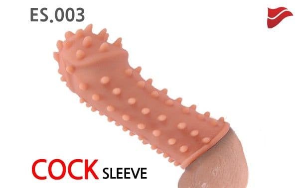 Насадка на фаллос с шипами и бугорками Насадка на фаллос с шипами и бугорками