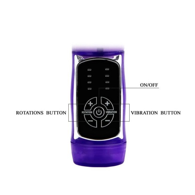 Хай-Тек вибратор с ротацией Butterfly Prince Хай-Тек вибратор с ротацией Butterfly Prince