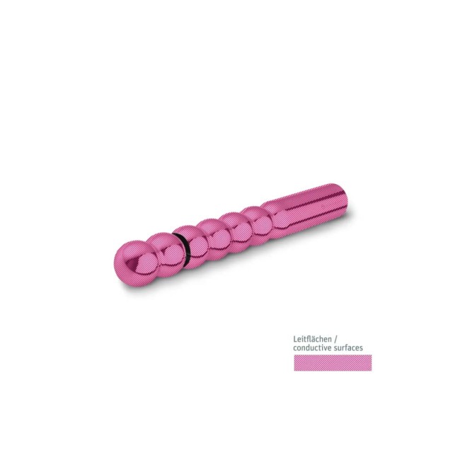 Металлический фаллоимитатор с электростимуляцией «Bal(l)zac» от «Mystim» (Источник импульсов приобретается отдельно)