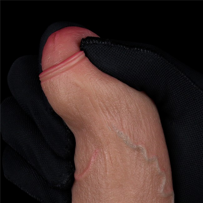 Реалистичный фаллоимитатор «8'' Dual Layered Silicone Cock» от «Lovetoy» (15,5 см)