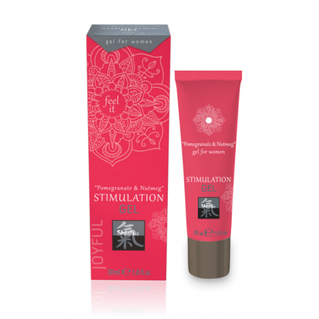 Cтимулирующий гель для двоих Shiatsu STIMULATION GEL Pomegranate & Nutmeg (30 ML) 