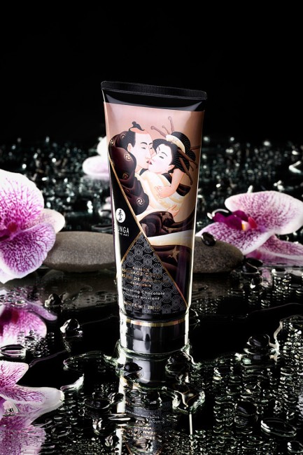 Съедобный массажный крем Shunga Intoxicating Chocolate 200 ML Съедобный массажный крем Shunga Intoxicating Chocolate 200 ML