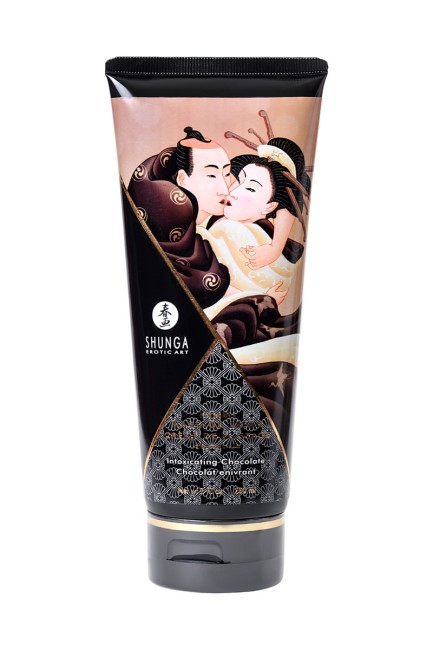 Съедобный массажный крем Shunga Intoxicating Chocolate 200 ML Съедобный массажный крем Shunga Intoxicating Chocolate 200 ML