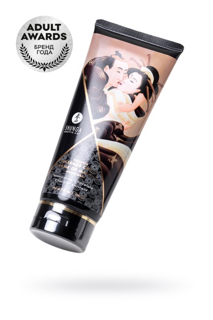 Съедобный массажный крем Shunga Intoxicating Chocolate 200 ML Съедобный массажный крем Shunga Intoxicating Chocolate 200 ML