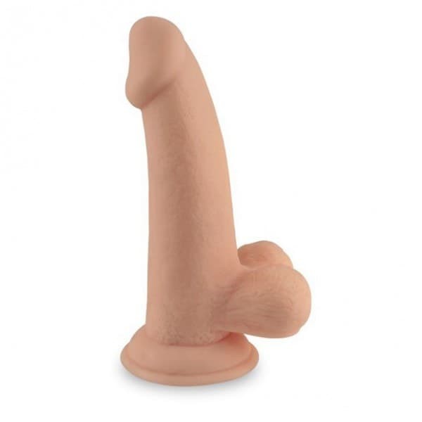 Фаллоимитатор с мошонкой 15 см